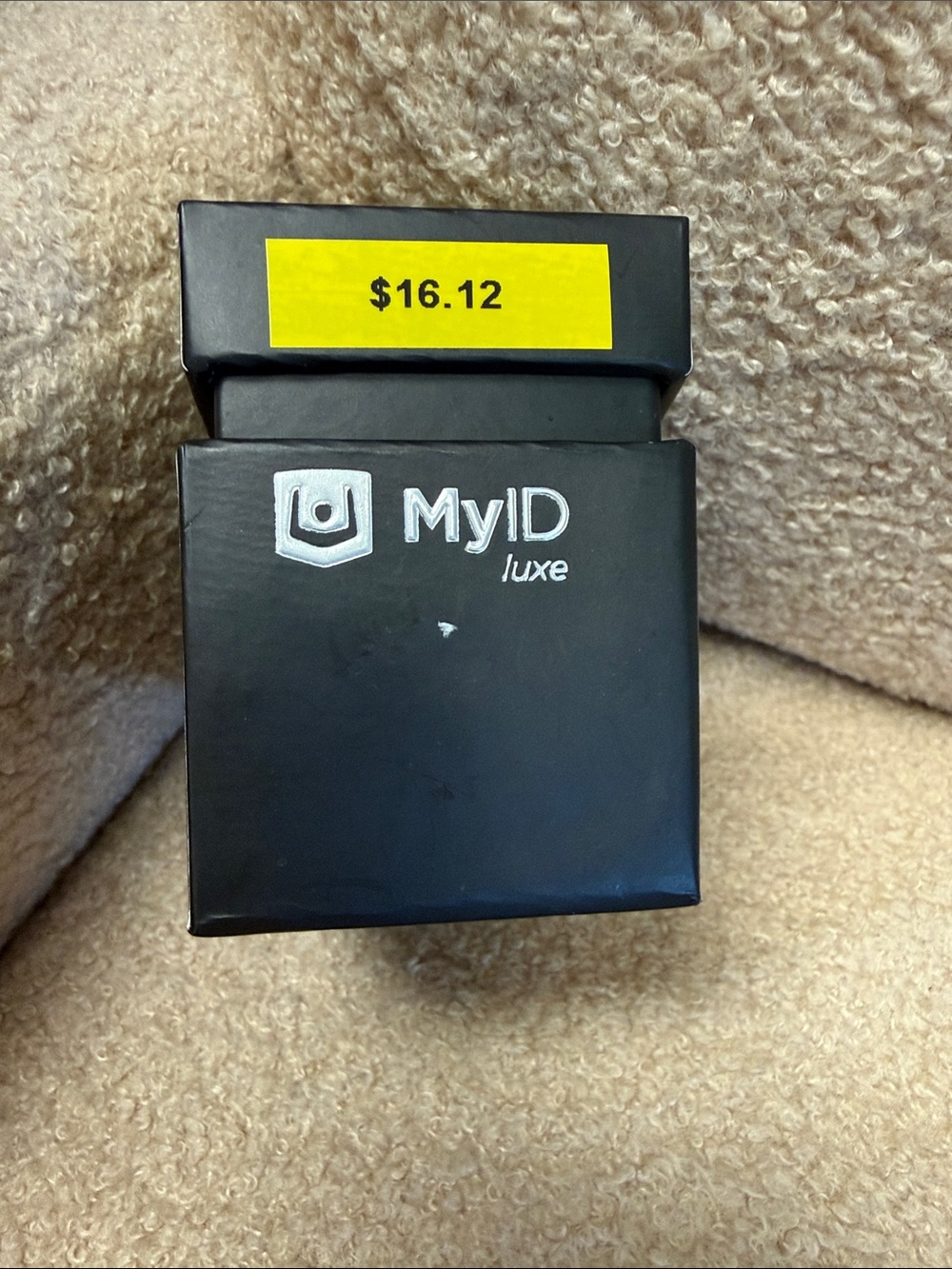 MyID Luxe Black Wristband-Medical ID